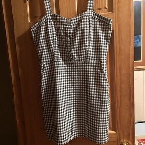 Black and White Checkered Dress